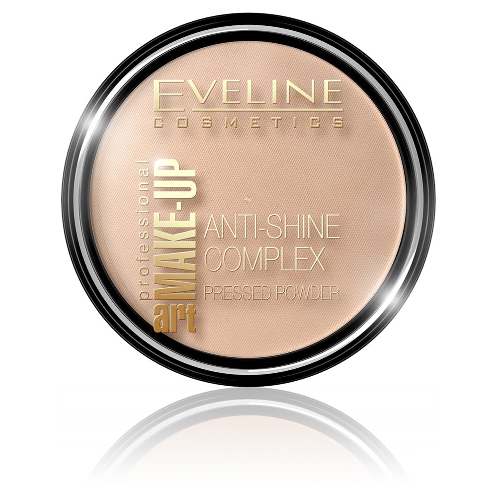Eveline Art Professional Make-up 14 g Matujący puder mineralny prasowany nr 37 Warm Beige