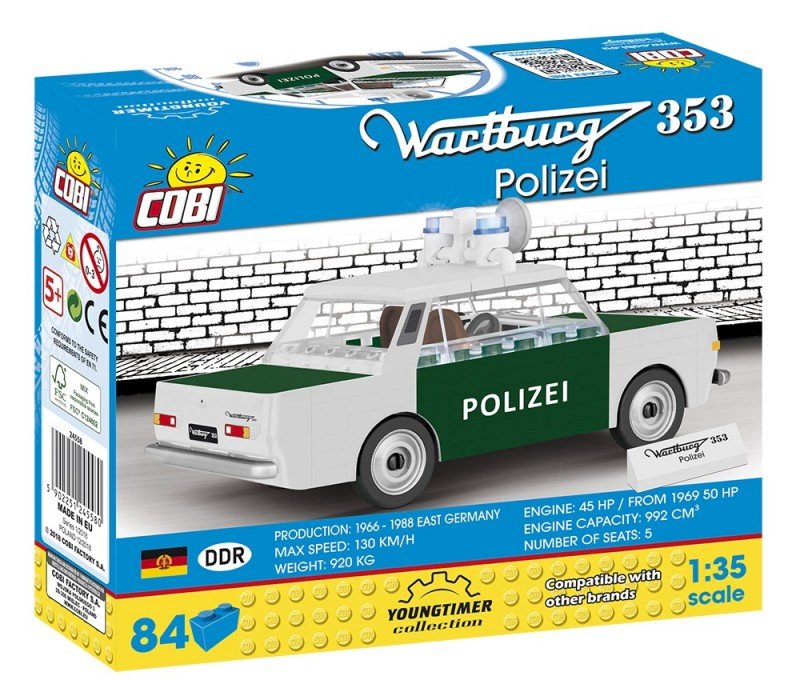 Cobi Cars  Wartburg 353 Polizei 24558