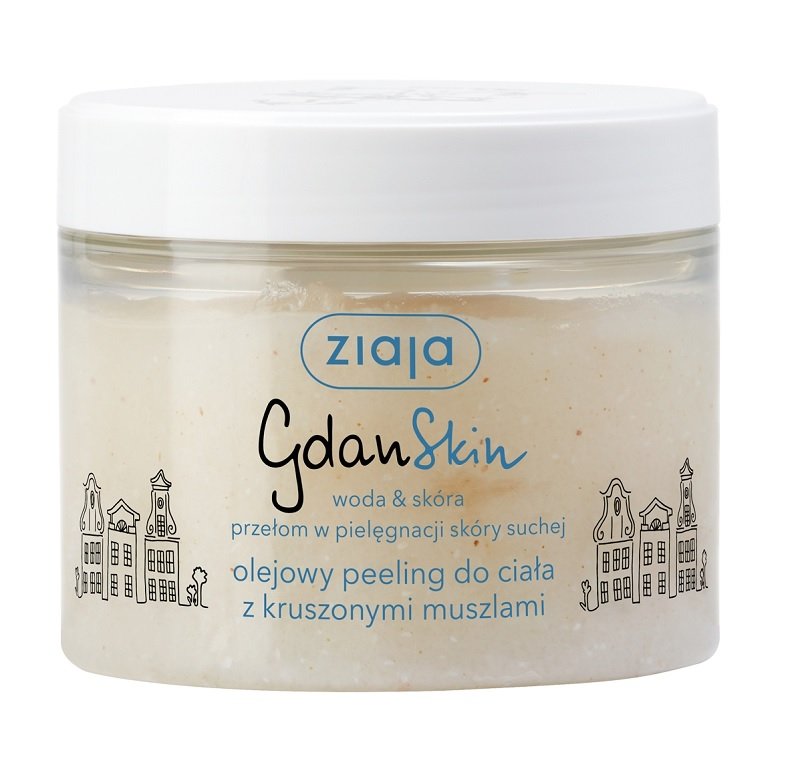 Ziaja Gdanskin olejowy peeling do ciała z kruszonymi muszlami 300ml