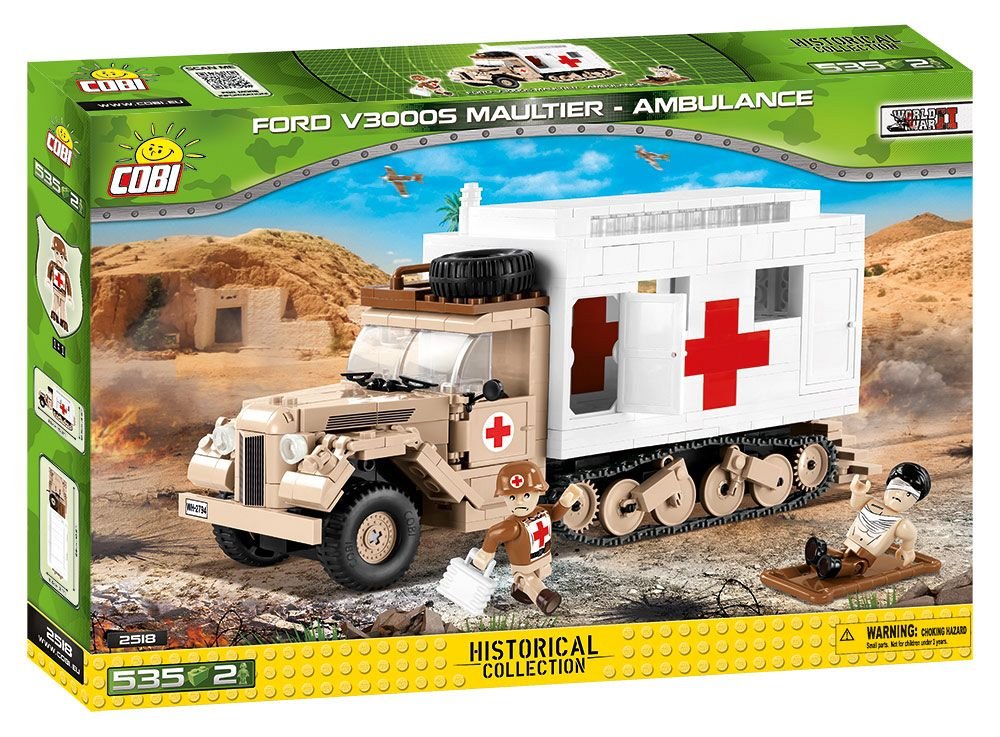 Cobi Small Army Ford V3000S Maultier Ambulance 2518