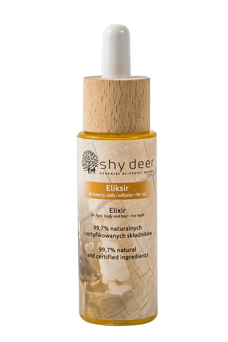 Elixir Shy Deer Shy Deer For Face, Body and Hair Eliksir do twarzy, ciała i włosów na noc 30 ml