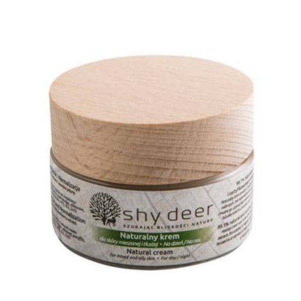DLA Shy Deer Shy Deer Natural Cream For Mixed and Oily Skin Naturalny krem skóry mieszanej i tłustej 50 ml