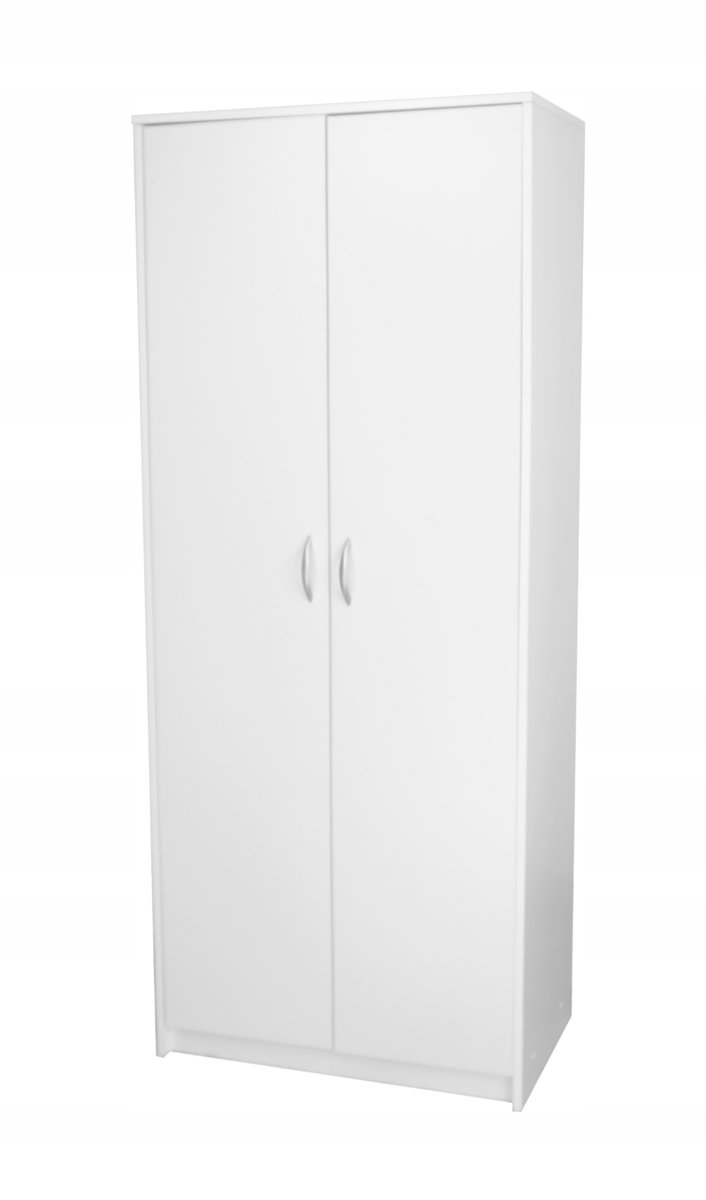 Szafa SARA MEBLE Tom, biała, 180x75x35 cm