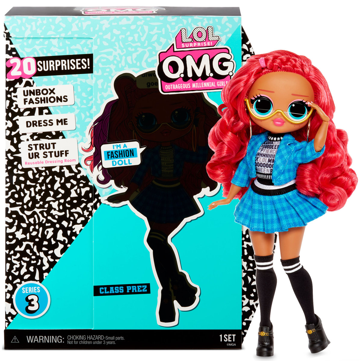 MGA Entertainment LOL Fashion lalka Class Prez OMG 3 seria 567202