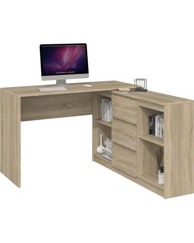 TopEshop Biurko TopEshop NAROŻNE BIURKO PLUS KOMODA 2D3S DĄB SONOMA PLUS 2D3S SONOMA KPL
