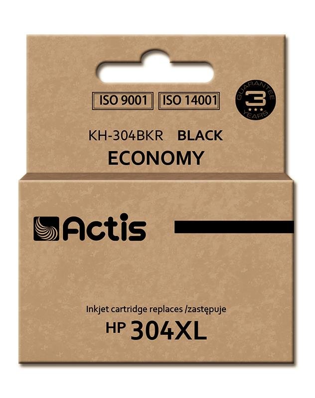 Actis Tusz KH-304BKR (zamiennik HP 304XL N9K08AE; Premium; 15 ml; czarny)