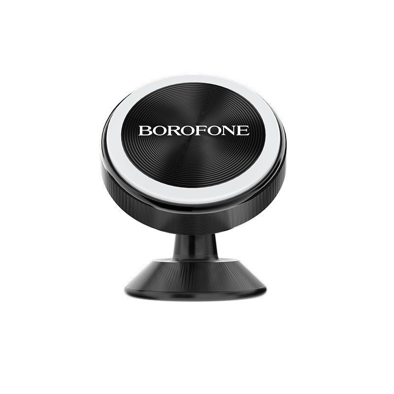 BOROFONE Borofone uchwyt samochodowy magnetyczny na kokpit aluminium czarny BFO-BH5-B