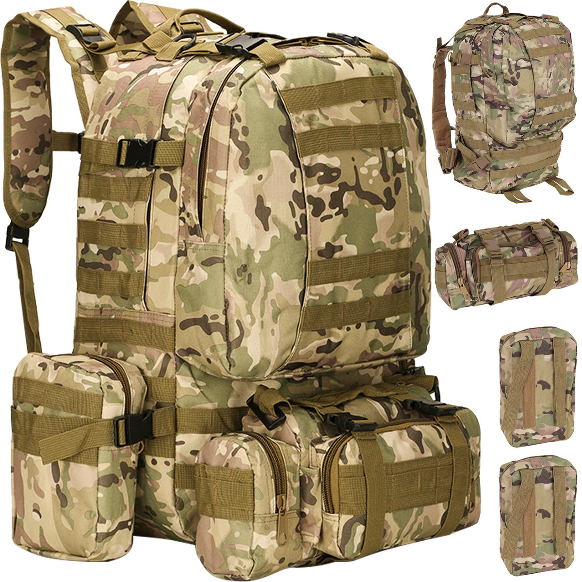 Plecak Taktyczny Wojskowy Militarny Survival 48,5l ISO TRADE