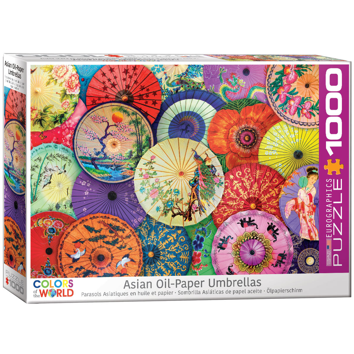 Eurographics Puzzle 1000 Azjatyckie parasole 6000-5317