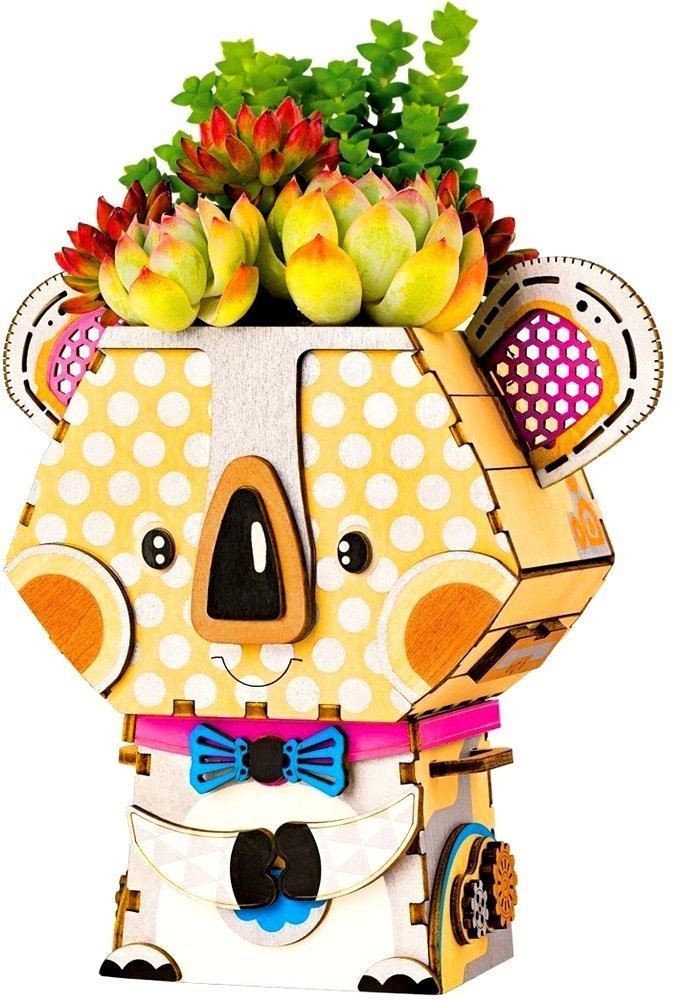 Robotime Technology puzzle 3 drewniana Doniczka Koala