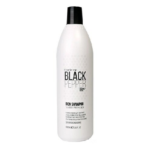 Inebrya Black Pepper Iron Shampoo wzmacniający szampon nawilżający do włosów 1000ml