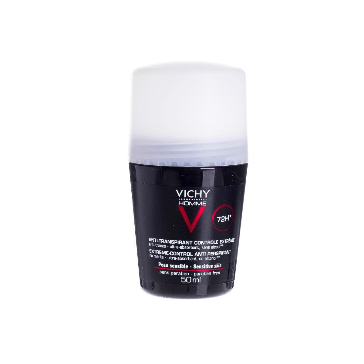 Vichy Homme Dezodorant Extreme Control Roll- On dezodorant w kulce dla mężczyzn 72h 50ml