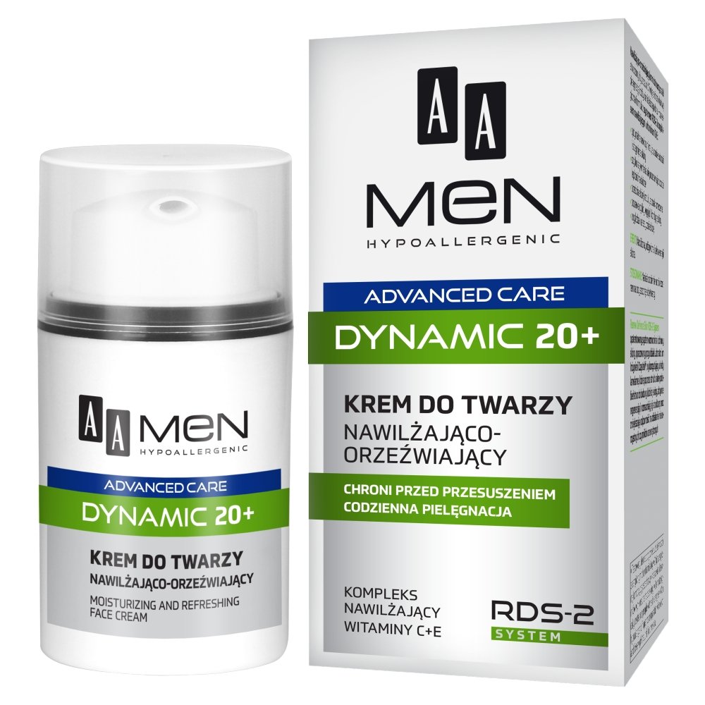 Oceanic AA_Men Advanced Care Dynamic 20+ krem do twarzy nawilżająco-orzeźwiający 50ml