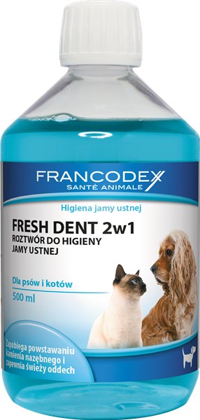 Francodex Fresh Dent płyn do higieny jamy ustnej 500ml [FR179121] 13243