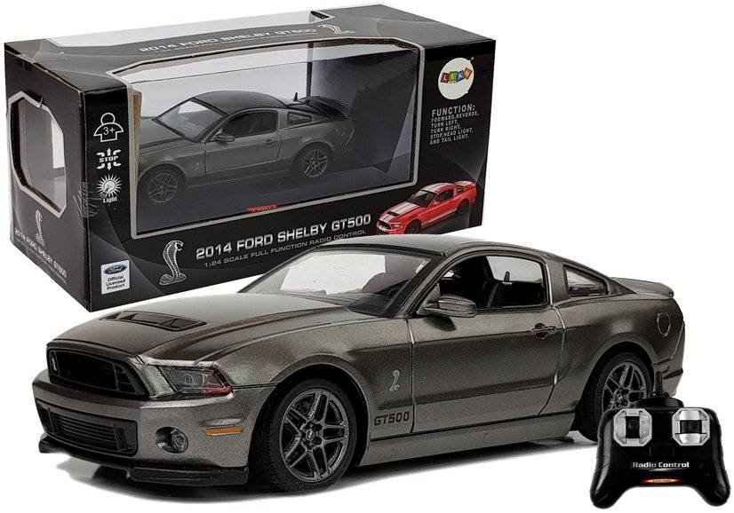 LEANToys Auto Zdalnie Sterowane Ford Shelby GT500 Srebrny 2.4 G 7151