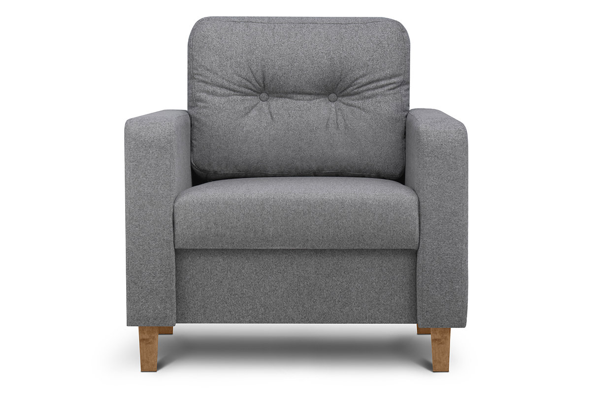 Fotel KONSIMO Eriso, ciemnoszary, 80x75x75 cm