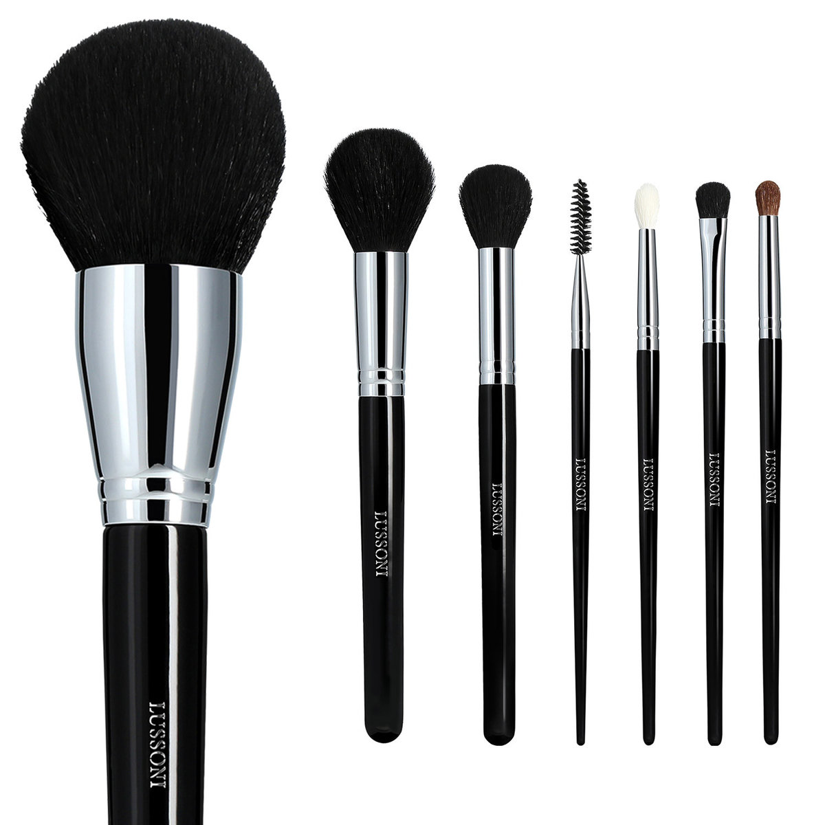 Lussoni Must-haves Zestaw 7 Pędzli Do Makijażu