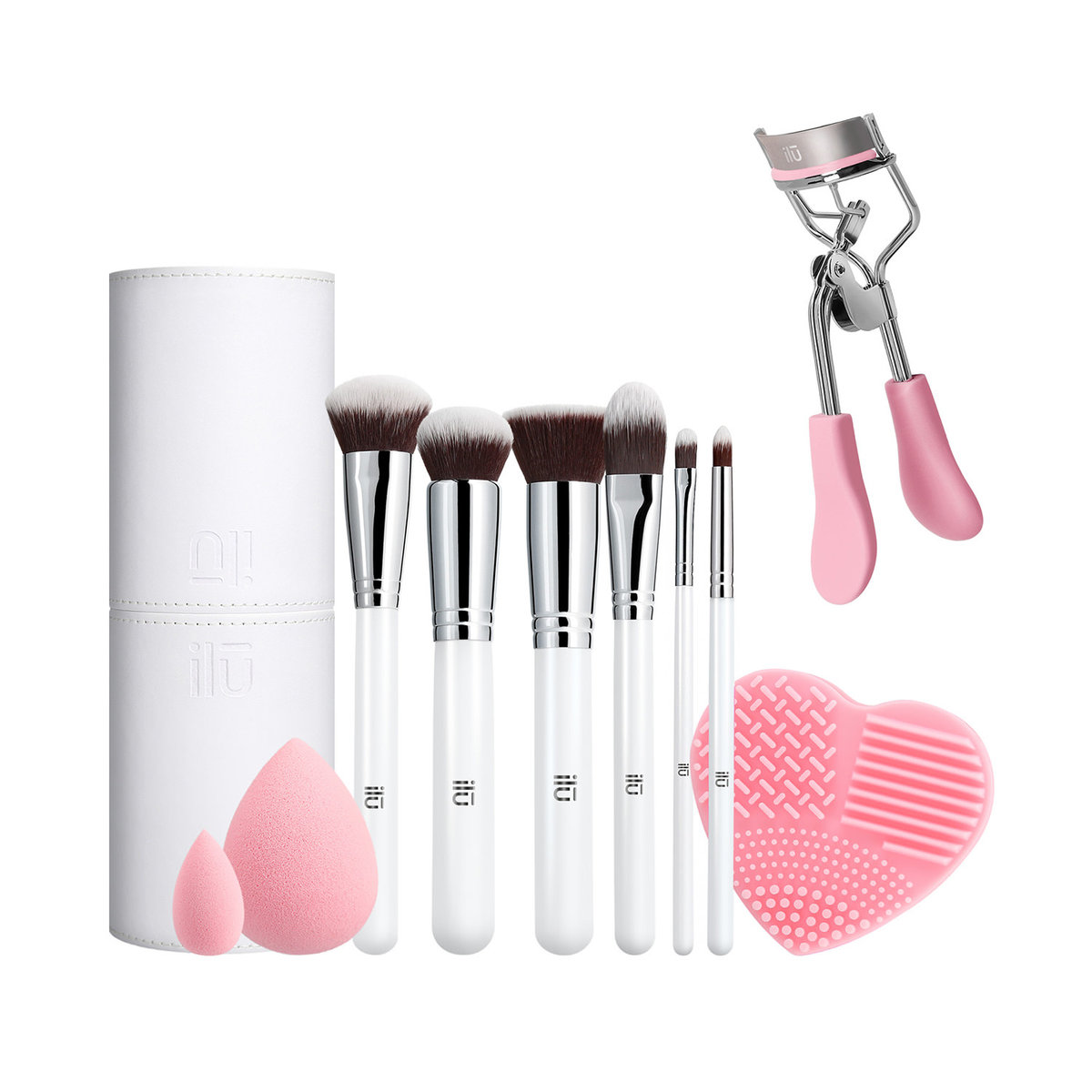 Ilu T4B Pink Zestaw Pędzli I Akcesoriów Make Up