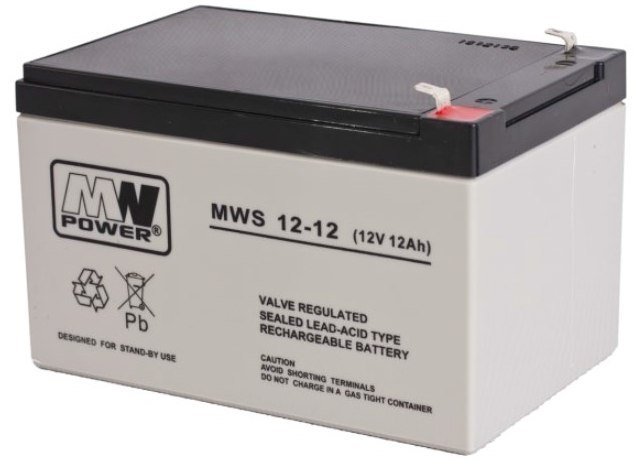 Akumulator Agm żelowy Mwp Mws 12-12 (12V 12Ah)