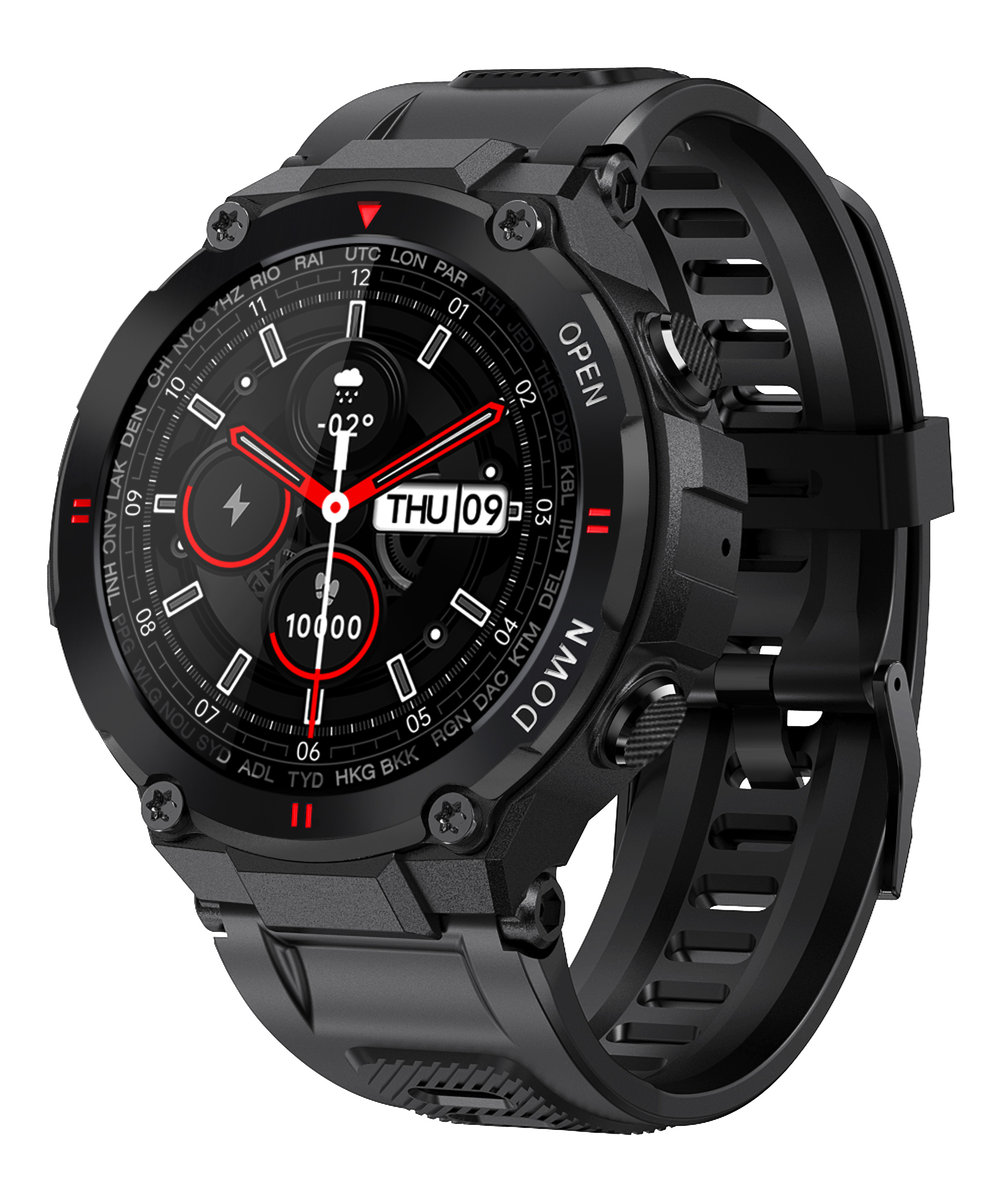 Smartwatch Sportowy Męski K27 - czarny
