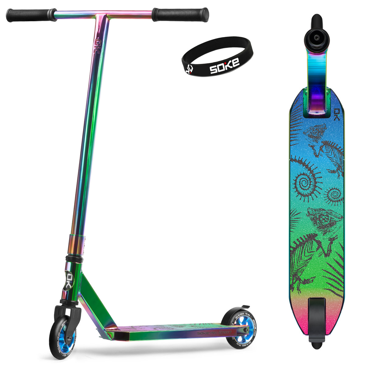 Street SOKE Hulajnoga SOKE PRO neochrome 1617