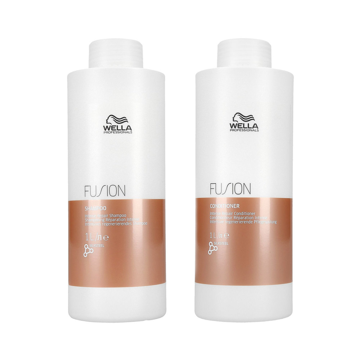 WELLA PROFESSIONALS, FUSION, Intense Repair Zestaw szampon 1000ml + odżywka 1000ml, 2 szt.