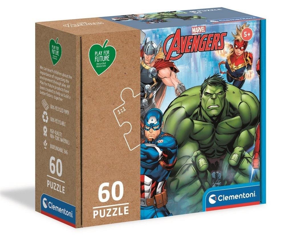 Clementoni Puzzle 60 Play For Future Avengers Nowa