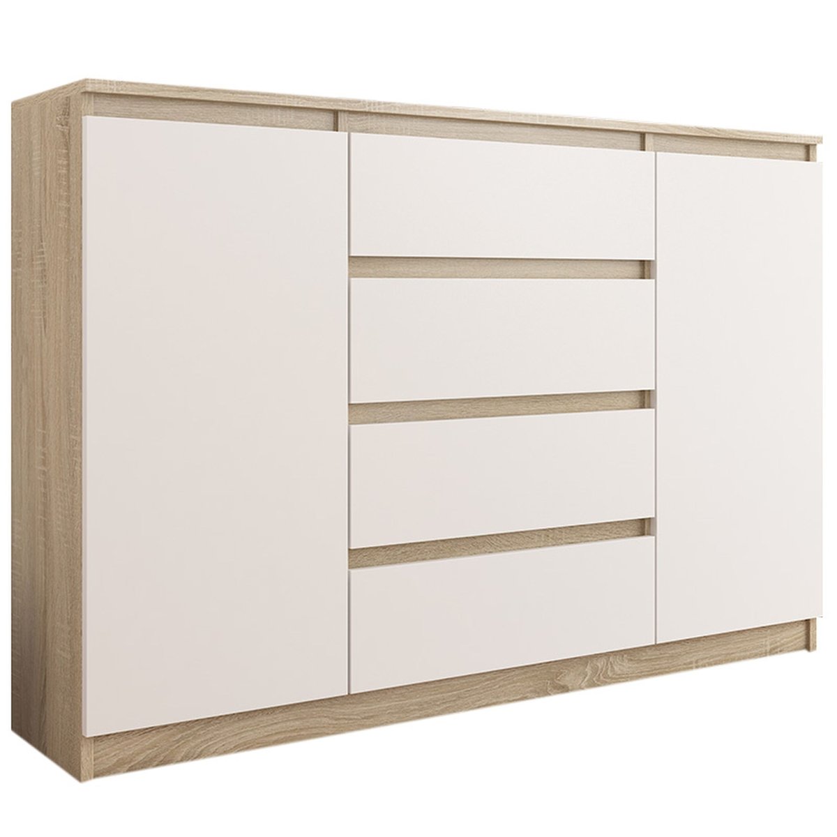 Komoda Mobene Modern R-140-s4 Sonoma, 140 cm