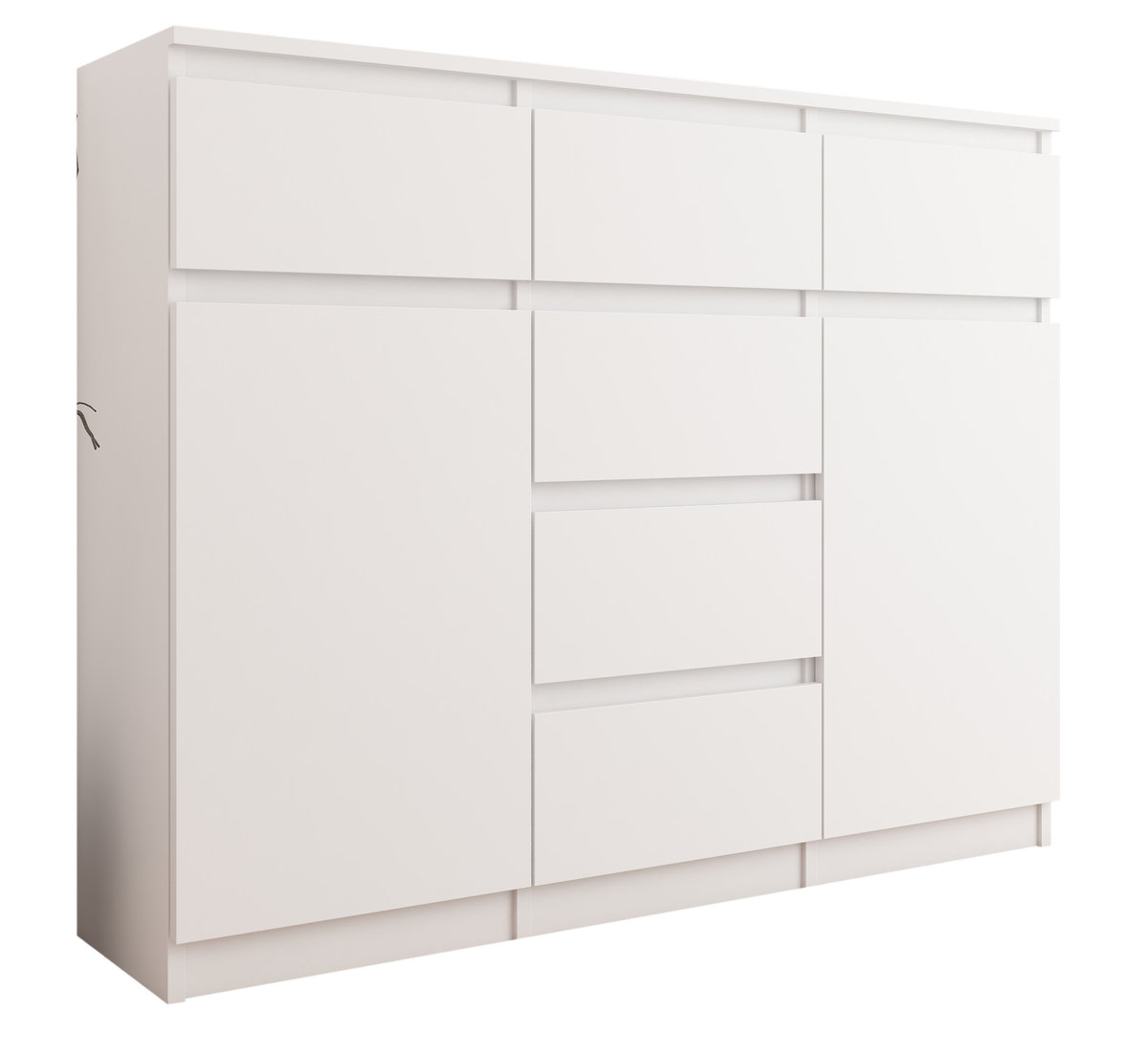 Komoda Mobene S62D, 98 cm, biały
