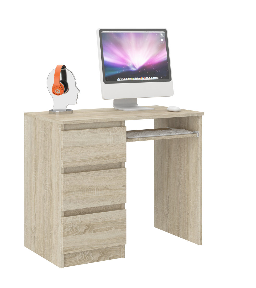 Biurko Komputerowe Lewe N-3 76 Stolik Stół Sonoma