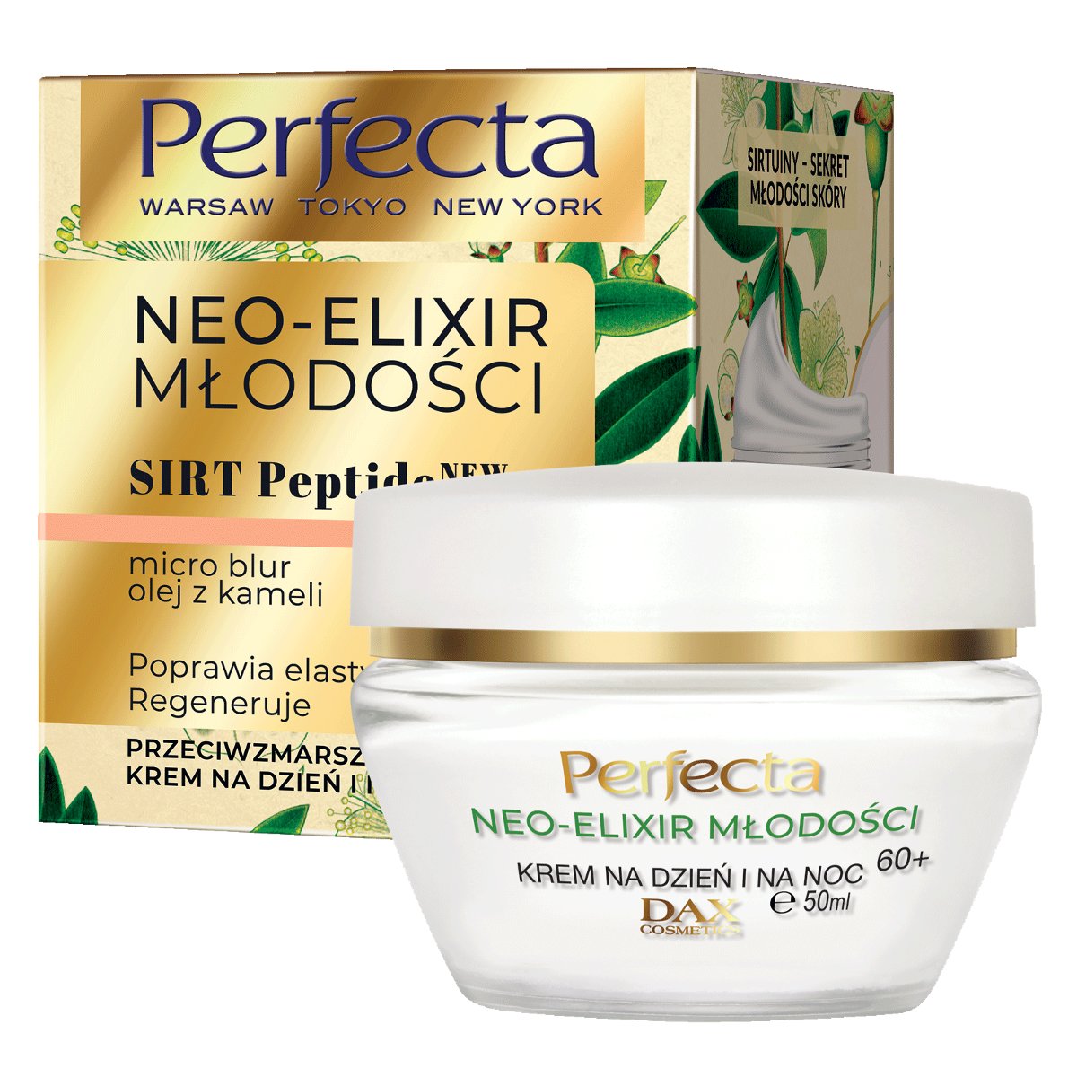 Perfecta NEO-ELIXIR MŁODOŚCI 60+ KREM DO TWARZY 50ML