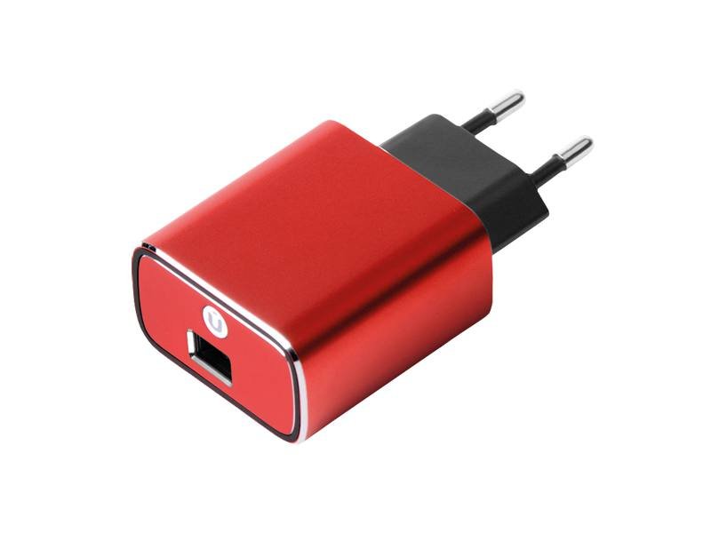 Zdjęcia - Ładowarka LTC 5214/281  STACJ.  Quick Charger 230V 1x5V  3A RED G28 (USB 3,0)