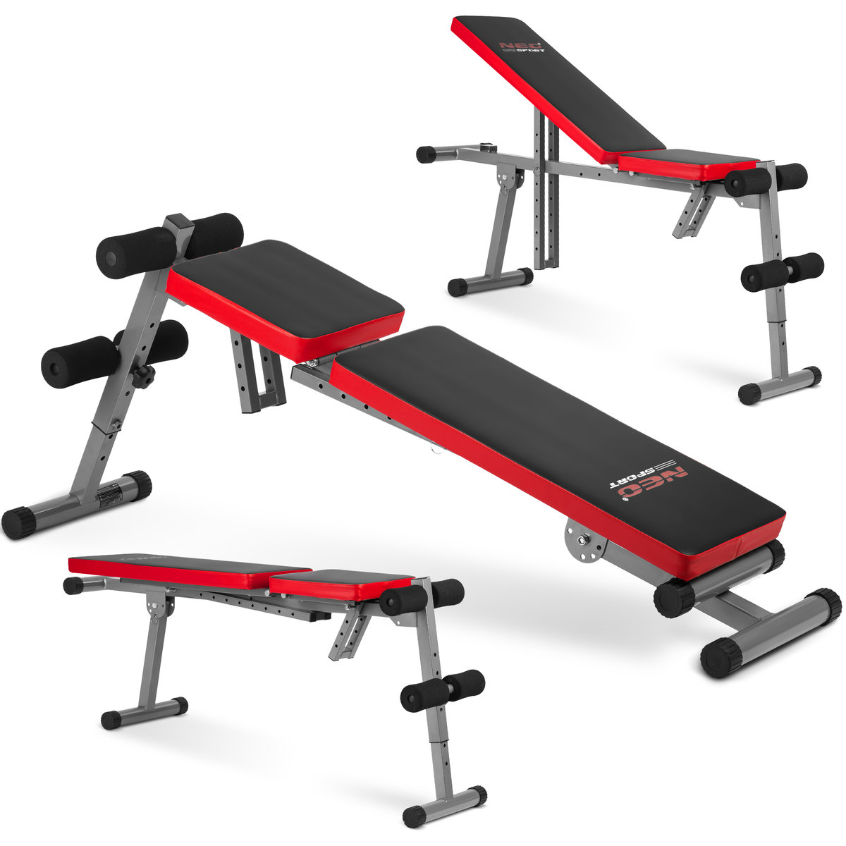 Neo-Sport Ławeczka do ćwiczeń łamana NS-212 121200