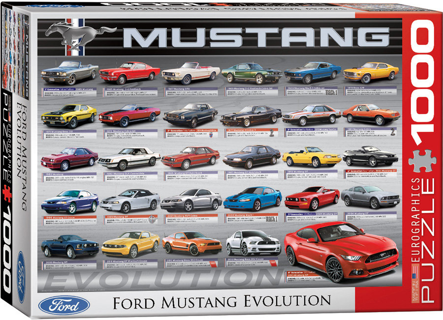 Puzzle 1000 Ford Mustang Evolution 6000-0684