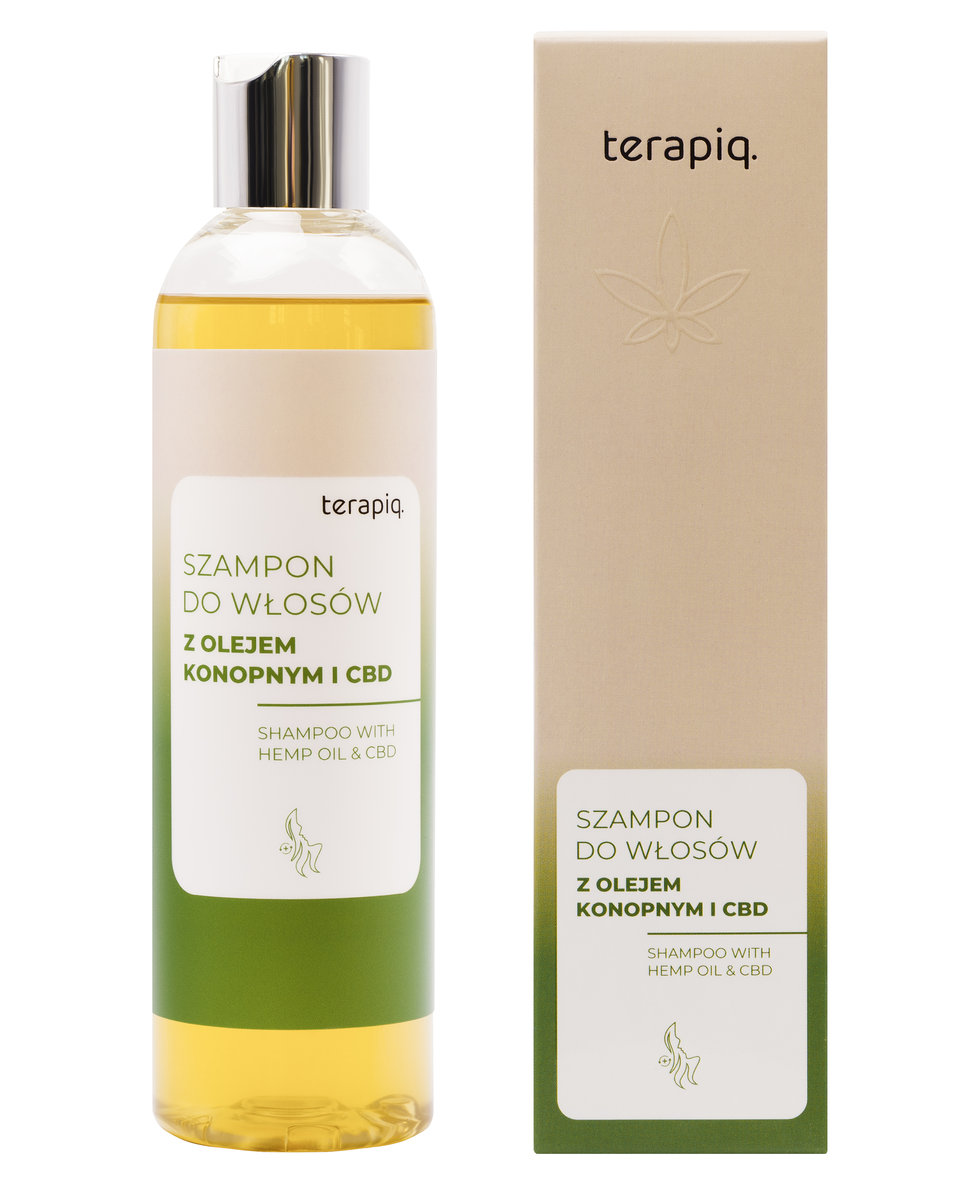 TERAPIQ Terapiq CBD Szampon do włosów z olejem konopnym i CBD 300ml