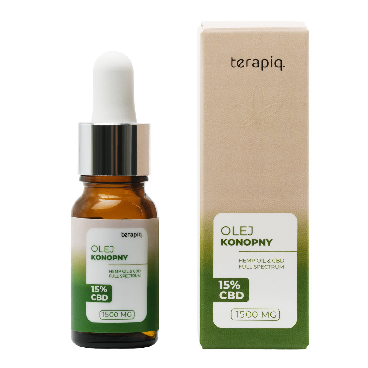 Terapiq Terapiq CBD Olej konopny 15% 10ml