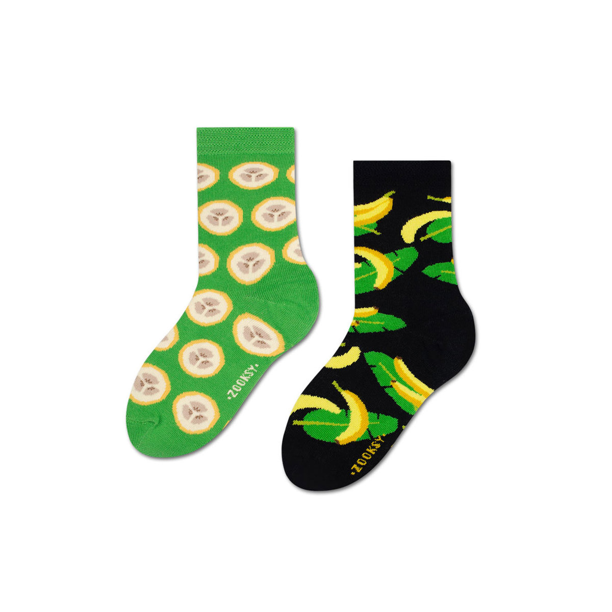 Kolorowe skarpetki w banany r.30-35 - mixTURY Bananowe