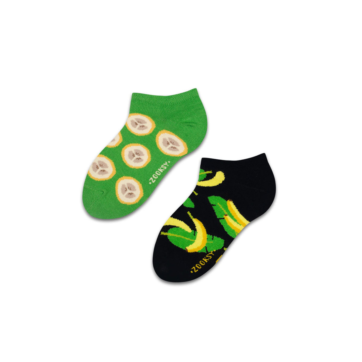 Kolorowe Skarpetki Stopki W Banany R.30-35 - Mixtury Bananowe