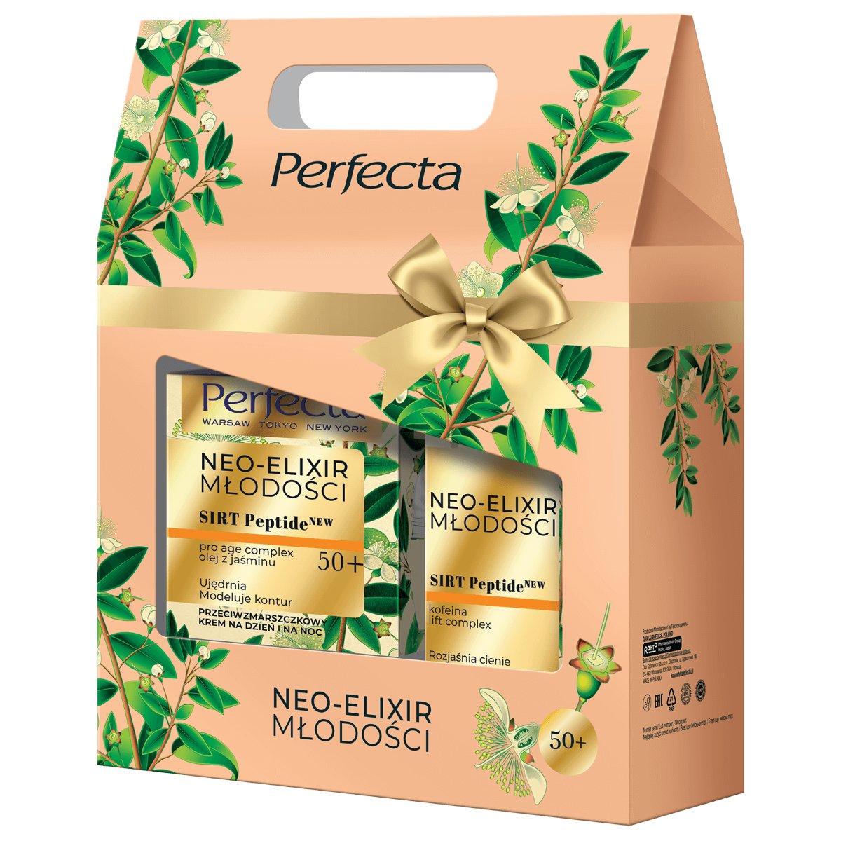 Perfecta Zestaw Neo-Elixir Młodości 50+ (Krem dzień/noc 50 ml + Krem pod oczy 15 ml) 071262