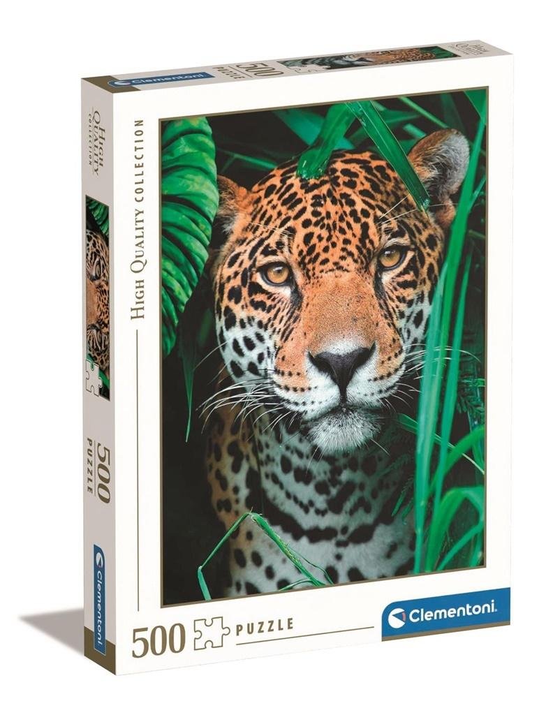 Clementoni Puzzle 500 HQ Jaguar in the Jungle -