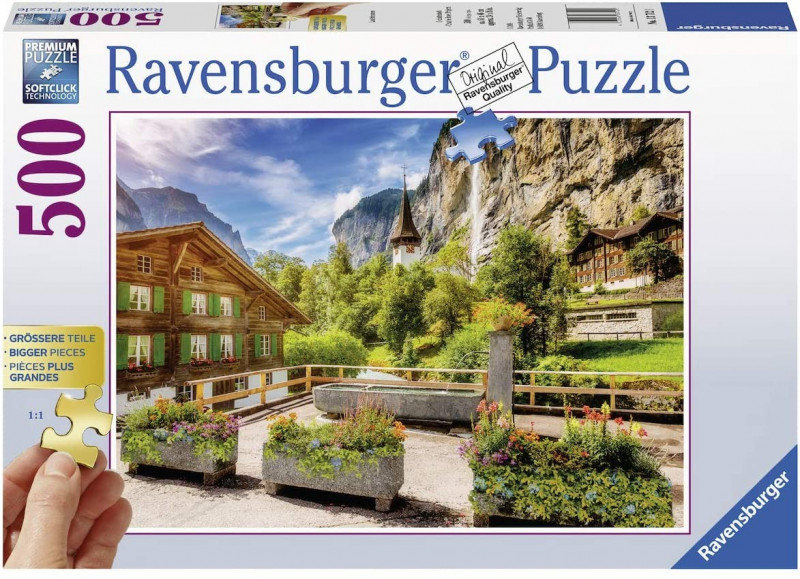 Ravensburger Erwachsenenpuzzle Ravensburger 13712 Ravensburger 13712-Lauterbrunnen-Erwachsenenpuzzle