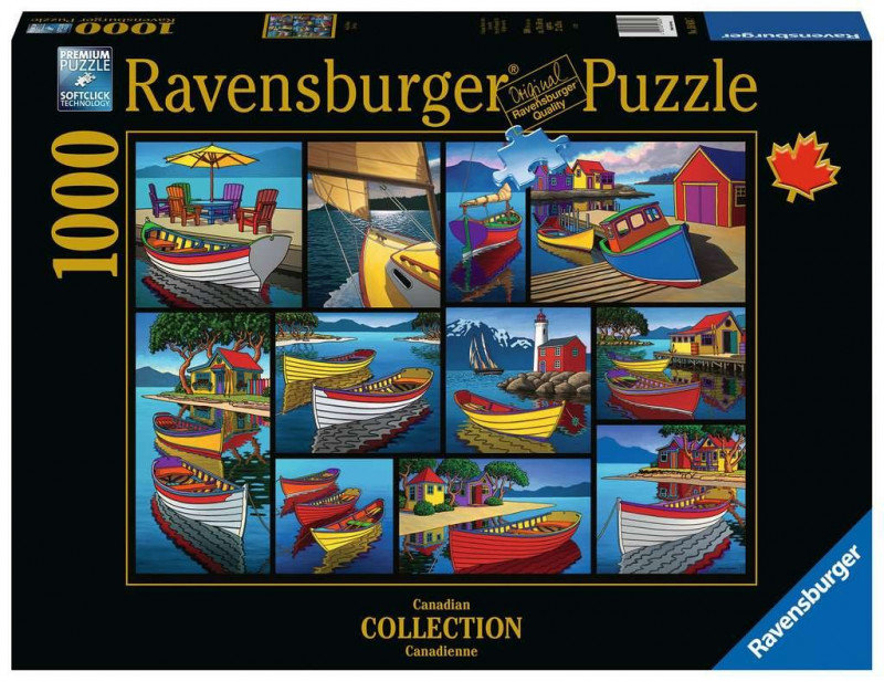 Ravensburger Puzzle 2D 1000 elementów Na wodzie GXP-811891