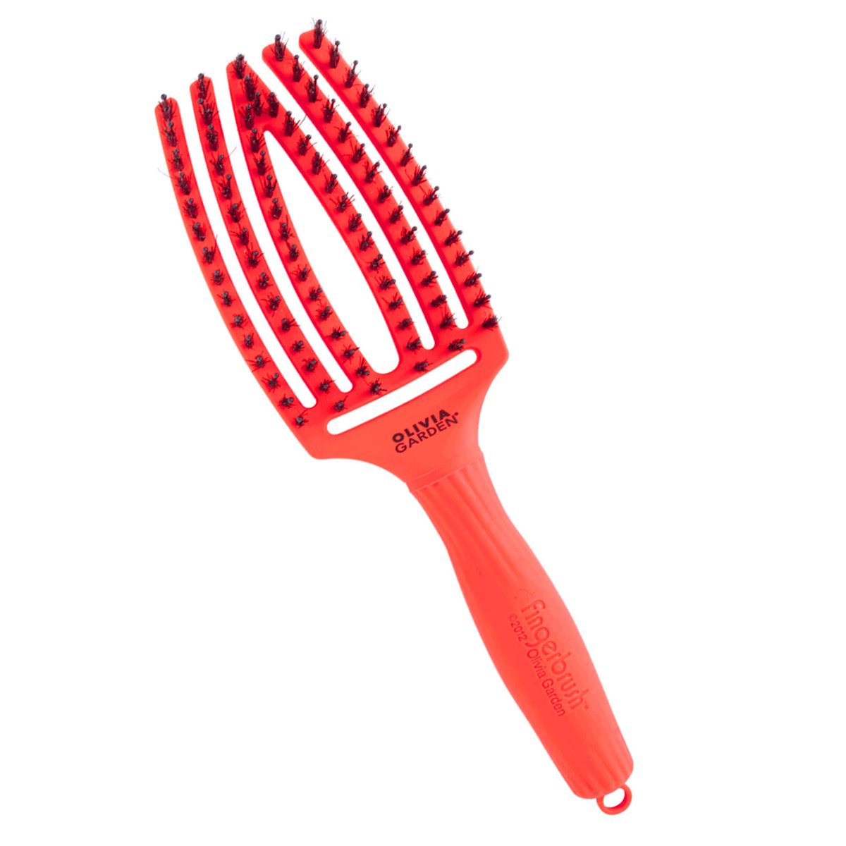 Olivia Garden Fingerbrush Neon Orange szczotka z włosia dzika