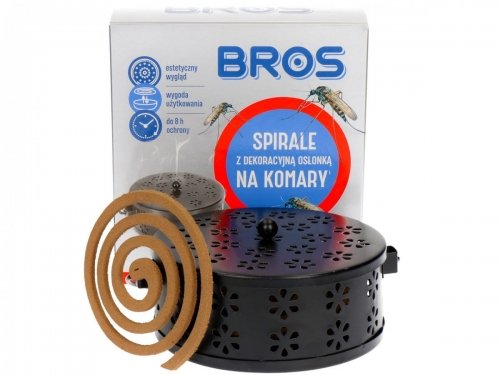 Bros 6x Spirala Odstraszacz Na Komary Z Osłoną