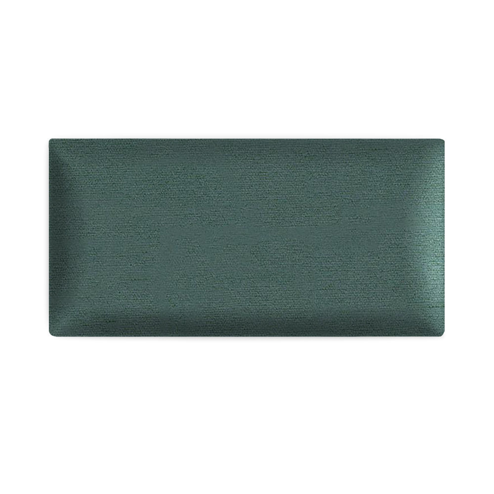 Panel ścienny 60 x 30 cm tapicerowany 3D Wezgłowie w kolorze zielono-niebieskim