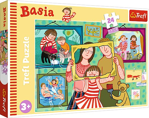 Trefl Puzzle 24 Maxi Basia i jej dzień Nowa