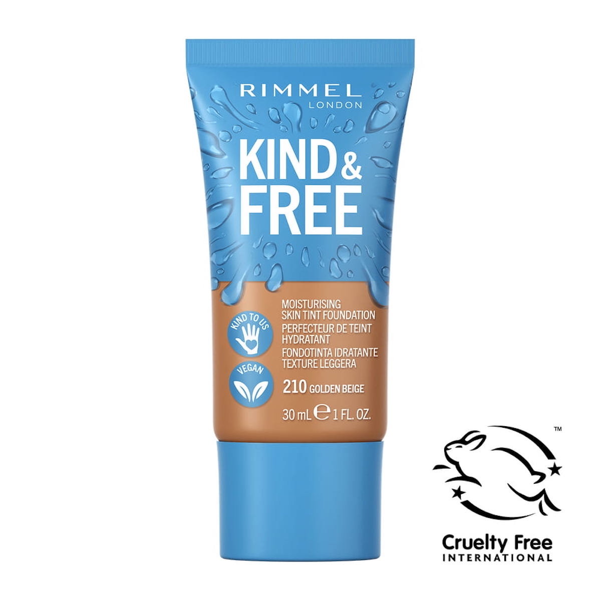 Rimmel Kind & Free nr 210 Golden Beige - Podkład 30ml