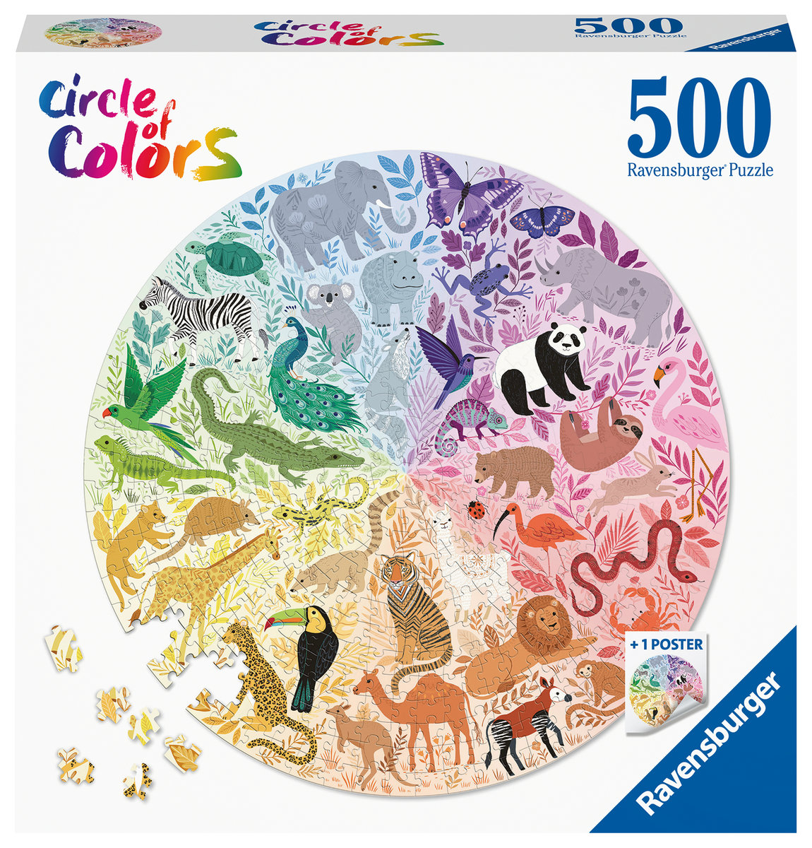 Ravensburger Puzzle Zwierzęta 500 elementów