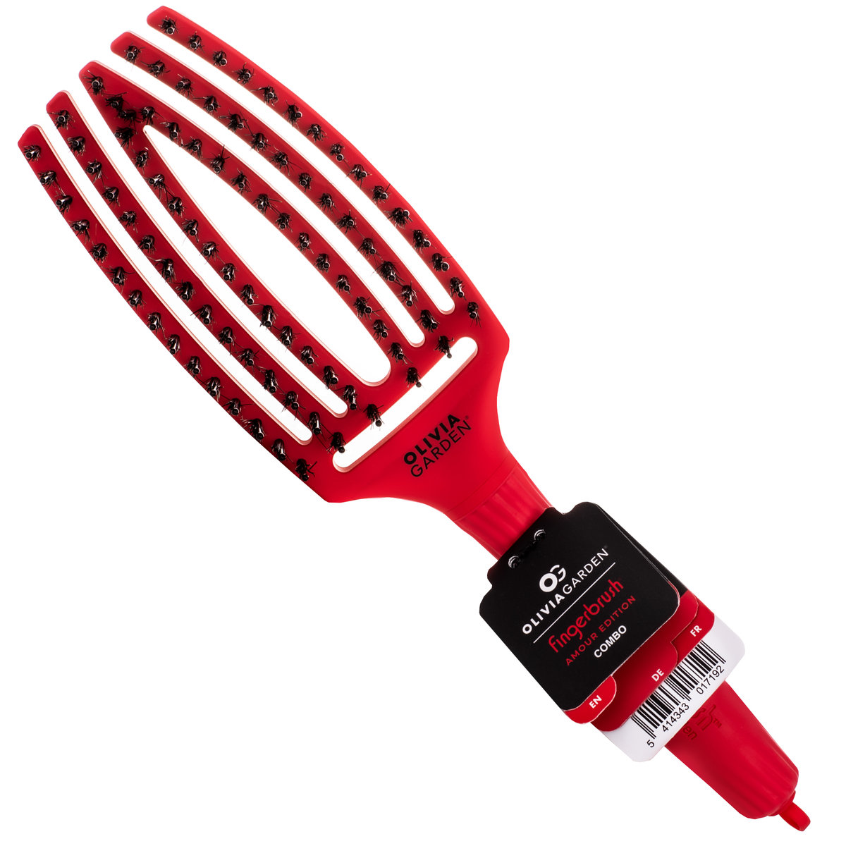 Olivia Garden fingerbrush amour edition combo medium passion red szczotka