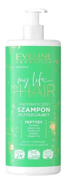 Eveline Cosmetics Cosmetics - My Life My Hair - Enzymatyczny szampon oczyszczający do włosów normalnych i przetłuszczających się - 500 ml